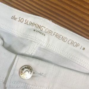 Chico’s So Slimming Girlfriend Crop Jeans